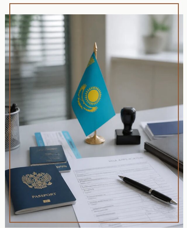 Оформление визы в Казахстан для поездки и работы в Шумерле